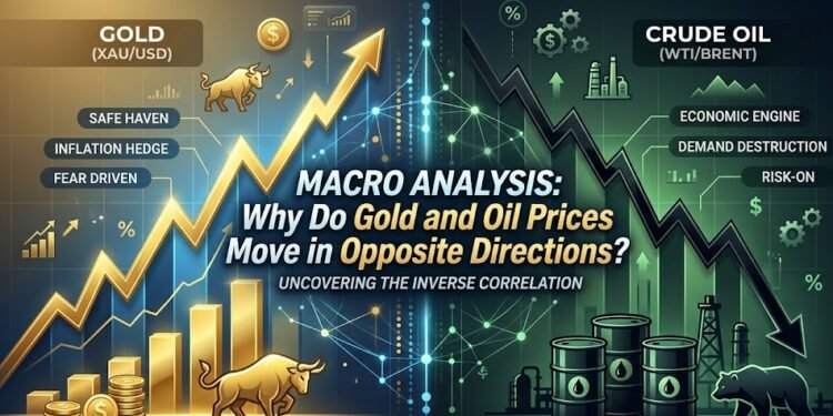 Macro Analysis: Why Do Gold and Oil Prices Move in Opposite Directions?